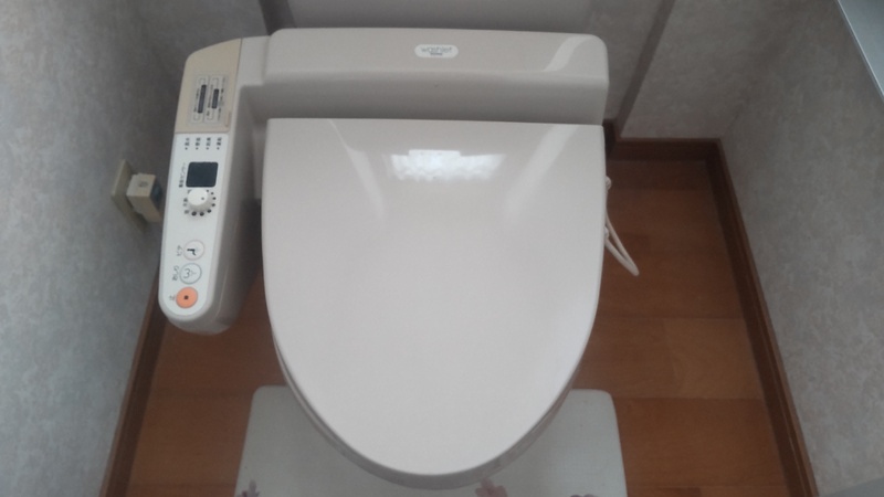 交換前のトイレ